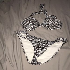 Strapless bikini set